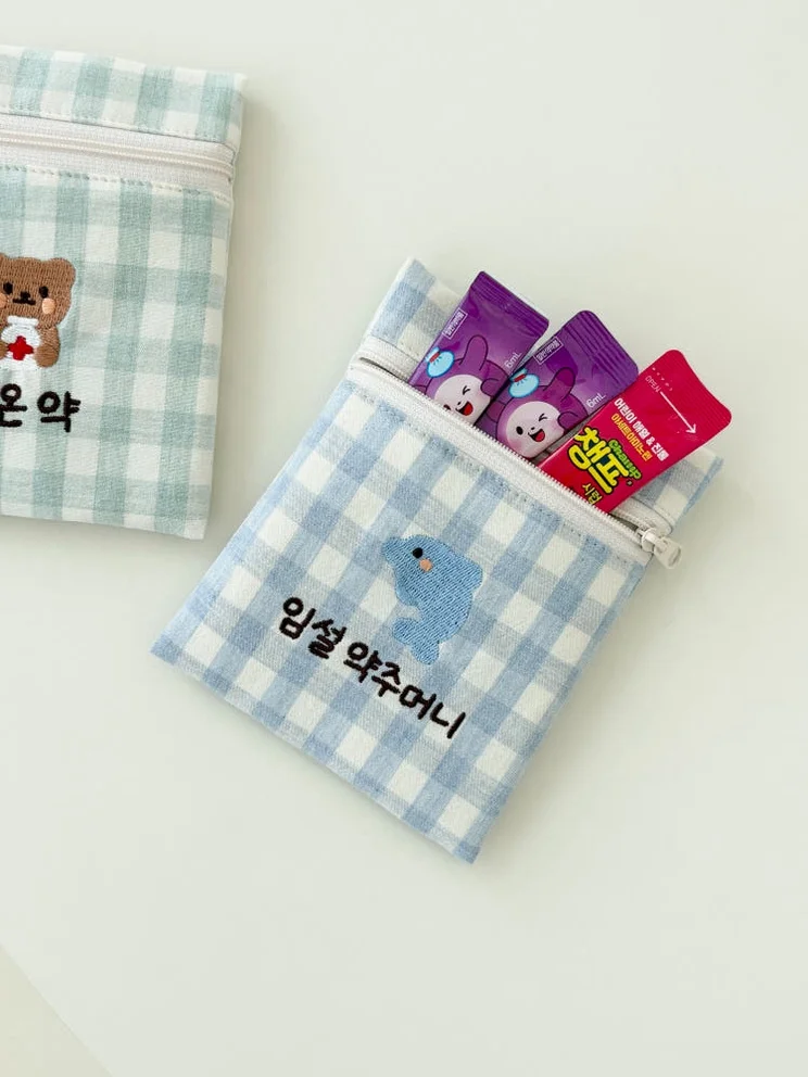 미니보냉파우치 이름자수 방수 어린이집 유치원 이름자수 약 간식 이유식 상세 이미지 2